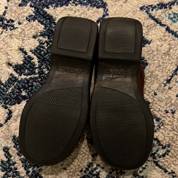 Dansko Auburn Burgundy Clogs Size 37 - Picture 3 of 8